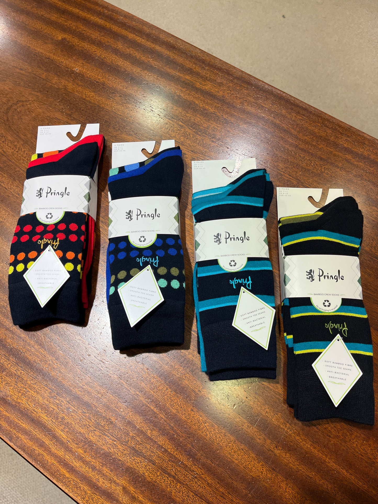 Pringle Socks - 3 Pack